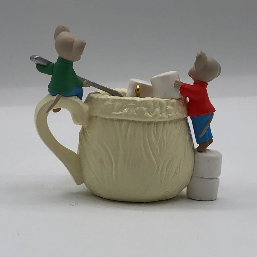 Hallmark Keepsake Ornament Dated 2001 A Cup Of‎ Friendship Vintage Handcrafted